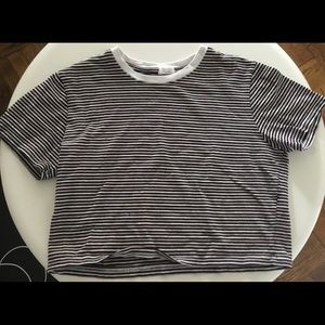 RARE brandy Melville cropped John Galt tee